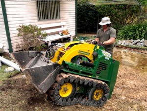 stand on skid steer for Kanga Excavators