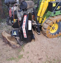 terminator stump grinder kanga digga attachments