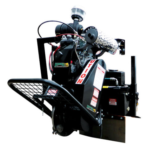 Terminator stump grinder for 6, 7, and 8 Series Kanga Loader