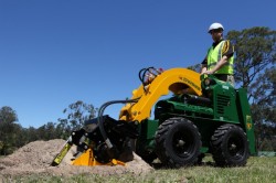 8 Series Kanga Loader with trencher