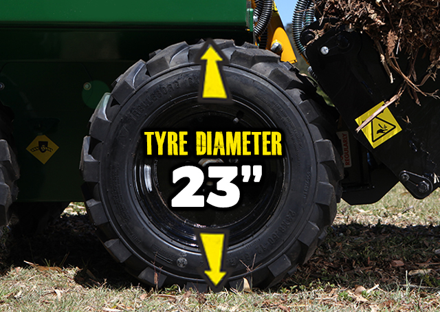 Kanga mini digger tyres