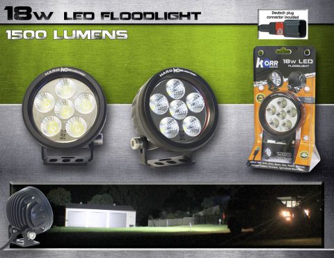 18w led floodlight - round