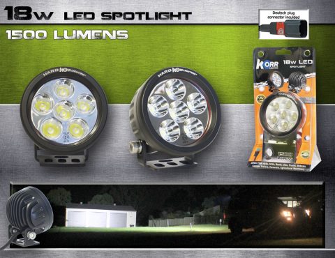 18w led spotlight - round