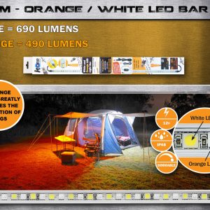 Orange / white led kit - 50cm