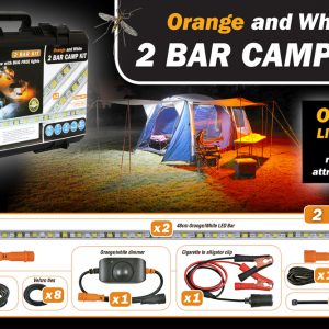 2 bar camp kit (orange / white)