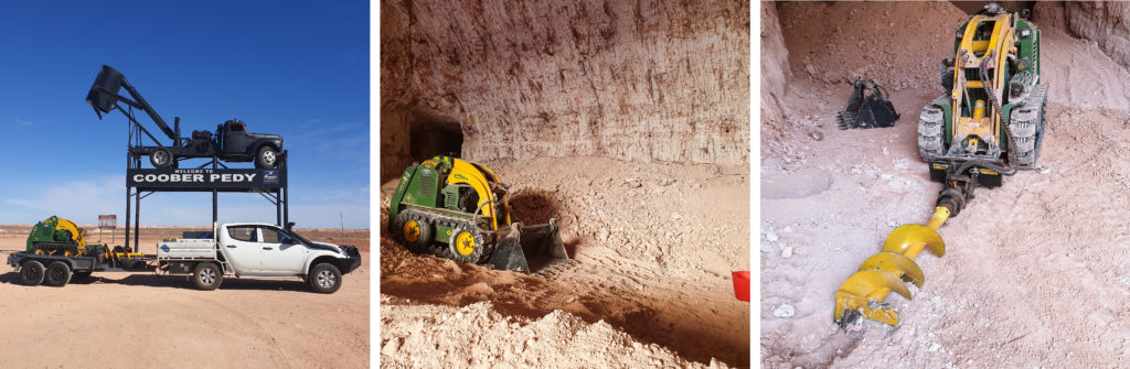 Opal Mining with a Kanga Mini Loader