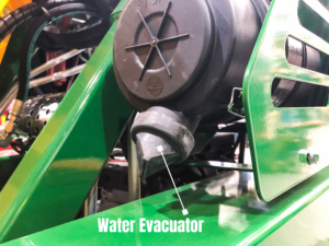 Water Evacuator on a Kanga Mini Loader