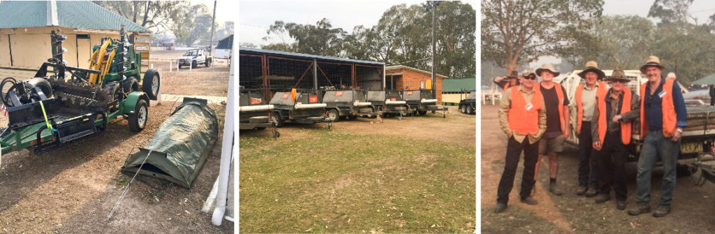 Kanga Loader helping in NSW bushfires