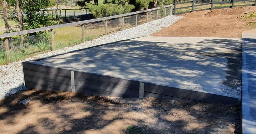 Built with kanga great divide landscapes parking space