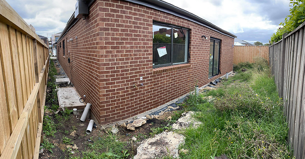 Built with Kanga Installing Drainage Thomson Concrete